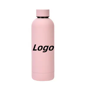 Custom Logo Water Bottle 350ml 500ml 750ml 1000ml Small Mouth Factory Sports Stainless Steel Vacuum Cup Insulated Drink Bottle