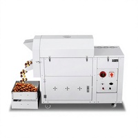Nouvelle machine à torréfier automatique industrielle à gaz et électrique en acier inoxydable pour arachides, noix et noix de cajou