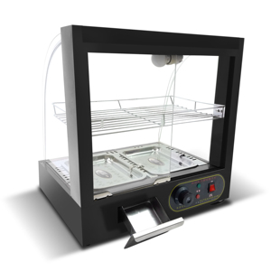 Vitrine Réfrigérée Commerciale Électrique en Verre pour la Présentation et la Conservation des Aliments, Idéale pour Poulet Frit et Burgers - Product Image 3