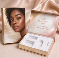 Boîte-cadeau personnalisée pour lentilles de contact colorées, pour les marques de vente au détail et l'impression de logo