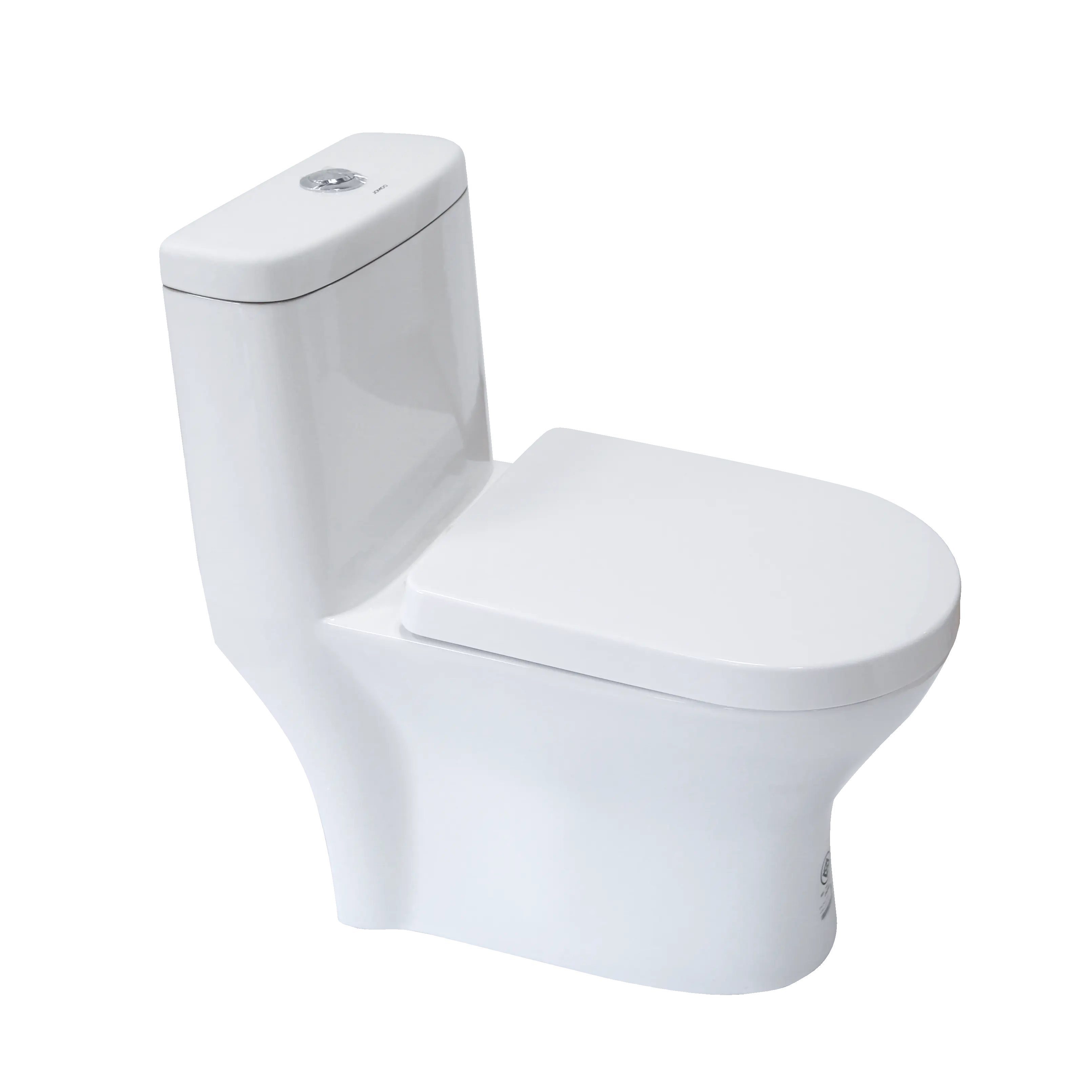 JOMOO – couvercle de toilette siphonique en céramique, couverture en PP brillant, siphonique, une pièce, piège en S, blanc, double chasse d'eau, prix bon marché