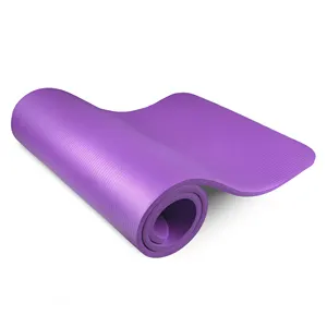 More Poplar Custom Logo Printed NBR Eco-Friendly Durable Non Slip Yoga Mats Yoga Mat Set