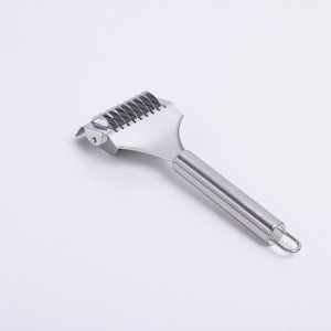 Tagliapasta Manuale in Acciaio Inossidabile, Affettatrice Multiuso per Impasto, Coltello da Macellaio per Pasta e Spaghetti, Ecologico - Product Image 4