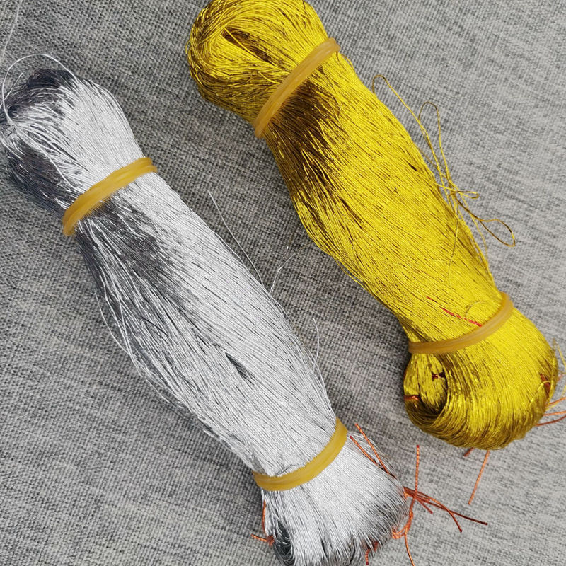 Шелковая золотая нить подвесная серебряная нить