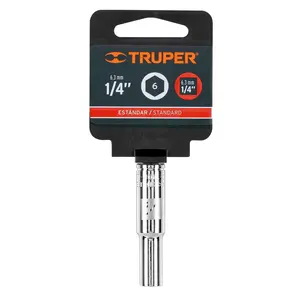 Juego de Llaves de Tubo de 6 Puntas, 6 Pulgadas y 1/4 de Pulgada de Diámetro, Marca TRUPER - Product Image 3