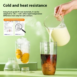 Directo de fábrica, venta al por mayor, agitador, mezclador de taza, plástico grueso, resistente a caídas, coctelera, Té de limón <span class=keywords><strong>casero</strong></span>, batido conveniente - Product Image 2