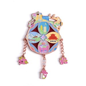 Souvenir Gift Country City Name Multi Color Unique Cute Design Scenic Spots Irregular Refrigerator Magnet - Product Image 2