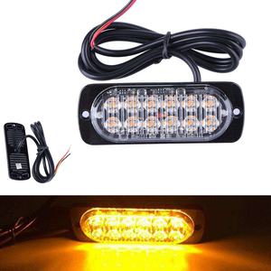 Camion/camion 12-24V corps côté voyant d'avertissement 12LED Ultra-mince Buf Flash champ Flash 36W - Product Image 2