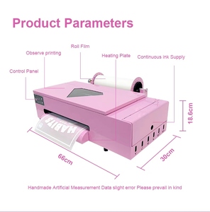 Impresora DTF Eizoulyn 2025, la Más Confiable, de Doble Cabezal, Revoprint Dfx-pro, de Escritorio, 30 cm, Procolored K13, Disen, Todo en Uno, A3, Rosa - Product Image 2