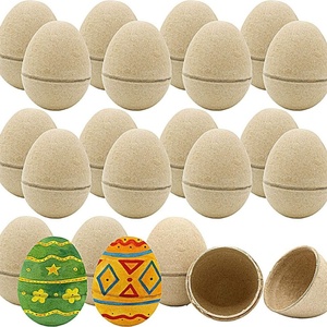 Haiwin Party Biodegradable Custom Pulp DIY Paper Mache Giant <strong>Chocolate</strong> Wooden <strong>Easter</strong> <strong>Egg</strong> - Product Image 4