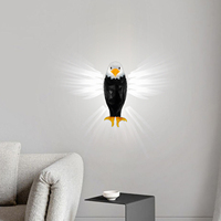 Lampe Murale Aigle, Lampe de Projection Animale Simple, Fixation Murale Magnétique, Luminaire Créatif de Luxe pour la Maison, Veilleuse