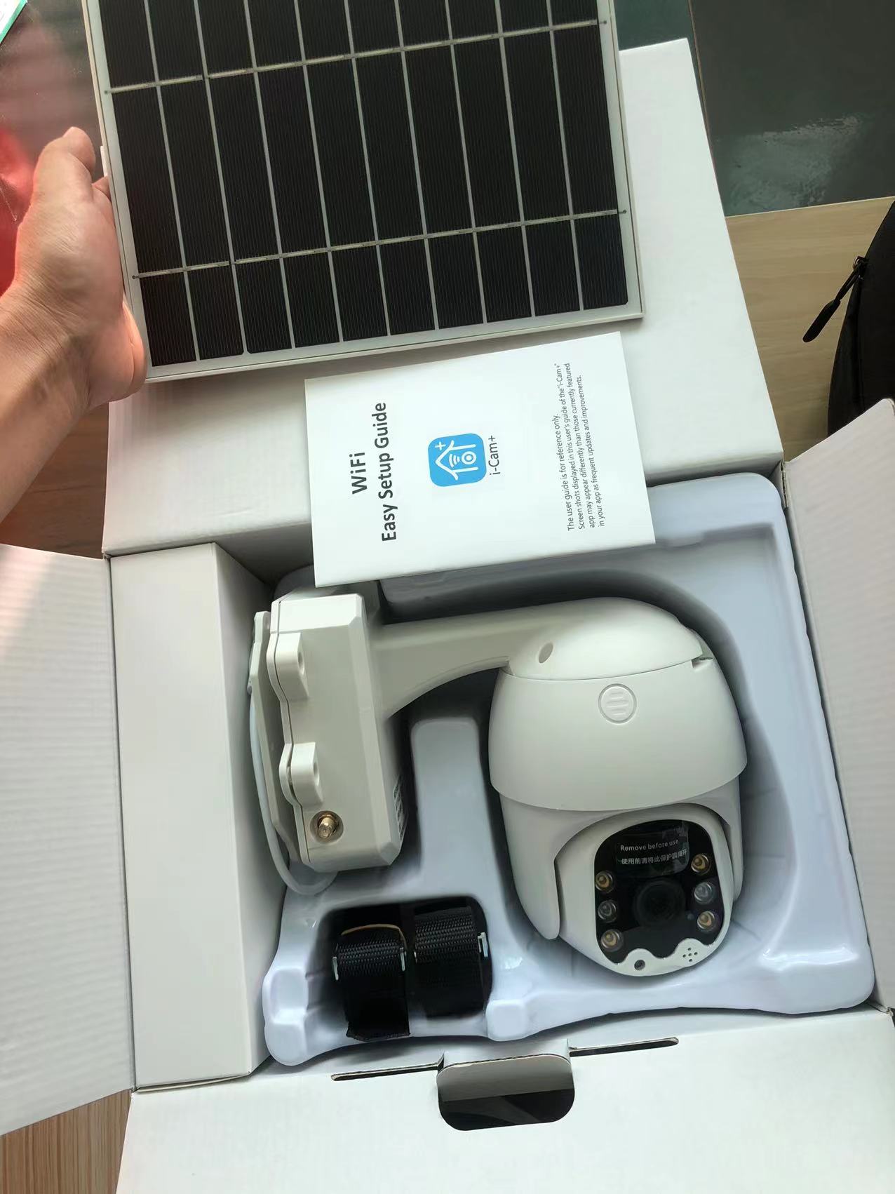 Sistema de segurança solar impermeável exterior sem fio da câmera de Ptz Wifi /4g da baixa potência do Smart Home de Glomarket