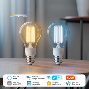 <span class=keywords><strong>Ampoule</strong></span> LED intelligente Aulipur WiFi Tuya E27, commande vocale et application, température de couleur et luminosité réglables, <span class=keywords><strong>filament</strong></span>, plastique - Product Image 2