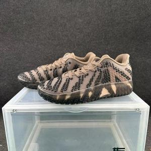 Zapatillas Deportivas <span class=keywords><strong>de</strong></span> Punto Texturizado Estilo Baloncesto <span class=keywords><strong>para</strong></span> <span class=keywords><strong>Hombre</strong></span>, <span class=keywords><strong>Zapatos</strong></span> Casuales Acolchados Blancos <span class=keywords><strong>para</strong></span> Moda Urbana - Product Image 4