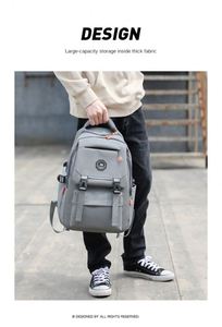Mochila Escolar para Adolescentes, Personalizada con Logotipo, para Estudiantes Universitarios, Diseño Moderno, Impermeable, Económica, para Viajes y Portátil - Product Image 4