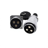 Connecteur authentique Weipu série WS55 IP44, fiche mâle/femelle 4-61 broches, 100 % authentique, prêt à être expédié, faible MOQ pour mur vidéo d'affichage
