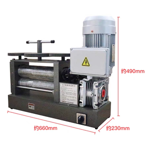 Gold <b>Silver</b> <b>Wire</b> Jewelry Making Machine New Condition 750W Electric Rolling Mills - Product Image 5