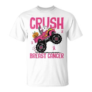 Camiseta infantil Crush Breast Cancer Awareness Monster Truck Halloween - Product Image 1