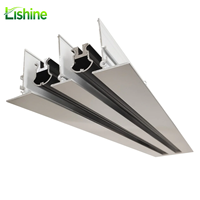 Diffuseur linéaire à 2 fentes pour climatisation, en alliage d'aluminium et plastique, durable, installation facile, design moderne pour bureau