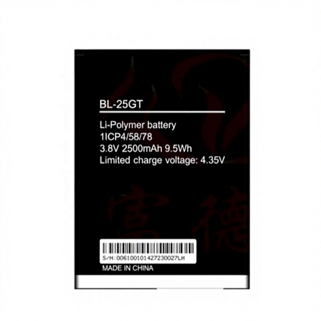 BL-25GT 2500mAh Li-ion Rechargeable Mobile Phone Battery OEM for Tecno High Capacity Replacement Stock 3.8V