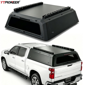 Capot rigide en aluminium pour Chevrolet <span class=keywords><strong>Silverado</strong></span> 1500 LT 2500 (<span class=keywords><strong>2017</strong></span>, 2019, 2020) – Capot de benne standard 6,5 pieds pour pick-up / camping-car - Product Image 1