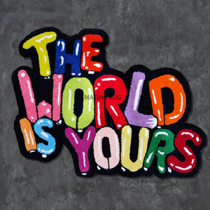 Tinh thần làm bằng tay thảm và thảm thảm bất kỳ hình dạng cầu vồng chống trượt Acrylic thảm - Product Image 4