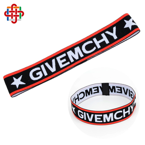 Mới tùy chỉnh Nylon <span class=keywords><strong>Jacquard</strong></span> in ấn ban nhạc đàn hồi phổ biến đàn hồi Headband Dây thắt lưng thể thao đồ lót ban nhạc đàn hồi - Product Image 6