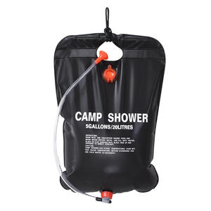 Douche solaire portable d'extérieur, sac à eau de 20 L pour le camping, le bain et la douche - Product Image 3