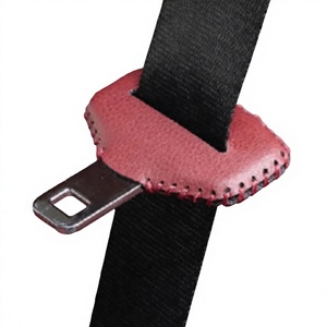 Housse de protection universelle en cuir pour <span class=keywords><strong>ceinture</strong></span> de sécurité de <span class=keywords><strong>voiture</strong></span> 2 points, coussinet de bandoulière, accessoires auto - Product Image 1