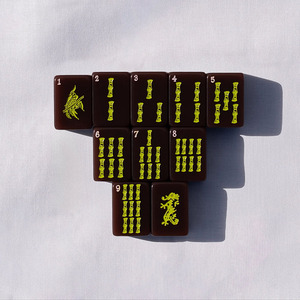 Wholesale New High Quality Light Luxury 4 Layer <b>Mahjong</b> <b>Set</b> Tile Anti Fading <b>Mahjong</b> - Product Image 6