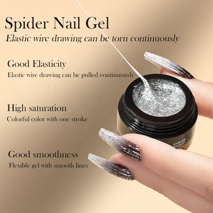 BORN PRETTY PRO 5ml-Gel de tréfilage élastique en platine, bonne ténacité, gel réfléchissant à paillettes pour nail art - Product Image 5