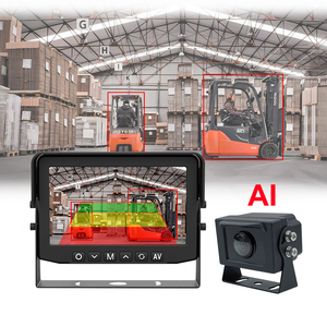24V Forklift <strong>Reverse</strong> Anti Collision <strong>System</strong> Pedestrian Safety <strong>Alert</strong> Warning AI Camera Forklift Proximity Detector - Product Image 1