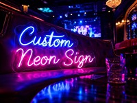 Services de personnalisation de néons avec logo sur mesure, néons LED, petits néons non éclairés, grands néons avec logo, enseignes lumineuses en acrylique personnalisées, MOQ 1