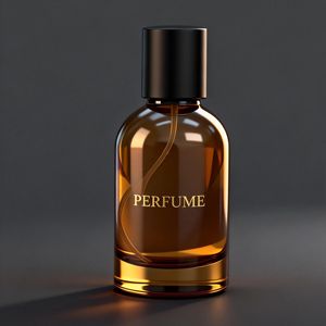 Boîte avec logo personnalisé Flacon de parfum de 30ml Couleur ambre claire 50ml 100ml Flacon de parfum en verre à sertir - Product Image 1