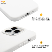 Étuis de téléphone portable en silicone épais et colorés pour iPhone 14 15 Pro Max Housse de protection étanche