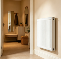 Radiateur mural rectangulaire en acier, personnalisé en usine, pour systèmes de chauffage hydronique modernes, garantie 2 ans