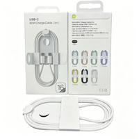Cable de Carga Rápida USB-C a USB-C Trenzado de 1m, Cable de Carga PD de 60W para iPhone Serie 15/16/17, Cable de Sincronización de Datos y Carga