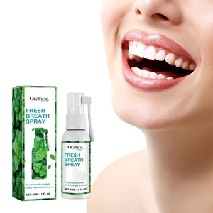 Spray buccal à la menthe et aux herbes de haute qualité, format voyage 30 ml, pour une haleine fraîche, nettoyage buccal, désodorisant, éclaircissant pour les dents - Product Image 1