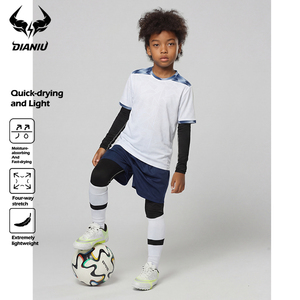 Loopshirt voor voetbalteams, 100% polyester, sneldrogend, ademend, sportkleding, training, op maat gemaakt logo en tekstprint - Product Image 2