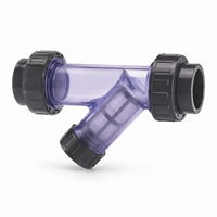 Saringan Tipe Y, Saringan Pipa UPVC SS304 SS316L, Sambungan Ulir Flens DN15 DN150 Layar Filter yang Dapat Dilepas