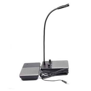 Microphone à condensateur puissant à col de cygne, système d'interphone filaire avec haut-parleurs pour entreprises, banques, écoles, hôpitaux et comptoirs - Product Image 2