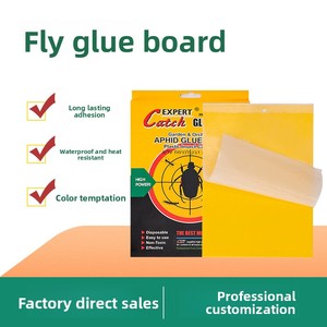 Piège à insectes collant double face jaune (<span class=keywords><strong>gel</strong></span> plastique) pour serre, jardin de thé, verger et horticulture - Vente en gros fabricant - Product Image 2