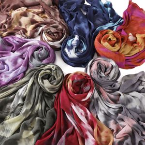 Nouveau style imprimé, hijab tie-dye de haute qualité, long foulard coloré pour <span class=keywords><strong>femme</strong></span>, châle doux, écharpes musulmanes légères, couvre-chefs d'été - Product Image 4