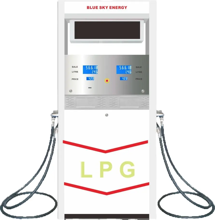 Blueky service station movable lpg dispenser stainless steel lpg fuel dispenser for sale