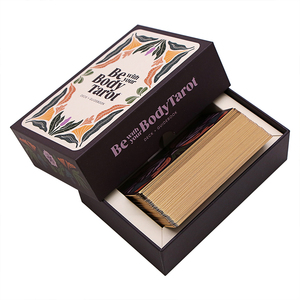 Terrific Gold Paper Tarot Cards Merveilleux Prédictive Divination Jeux de Société Étanche Astrologie <span class=keywords><strong>Oracle</strong></span> Deck Avec Livret - Product Image 1