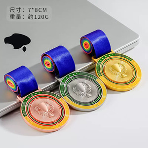 Logo personnel personnaliser sport médaille or argent cuivre laiton tour métal médaille gagnant prix 2d 3d trophée rotatif sport médaille - Product Image 1