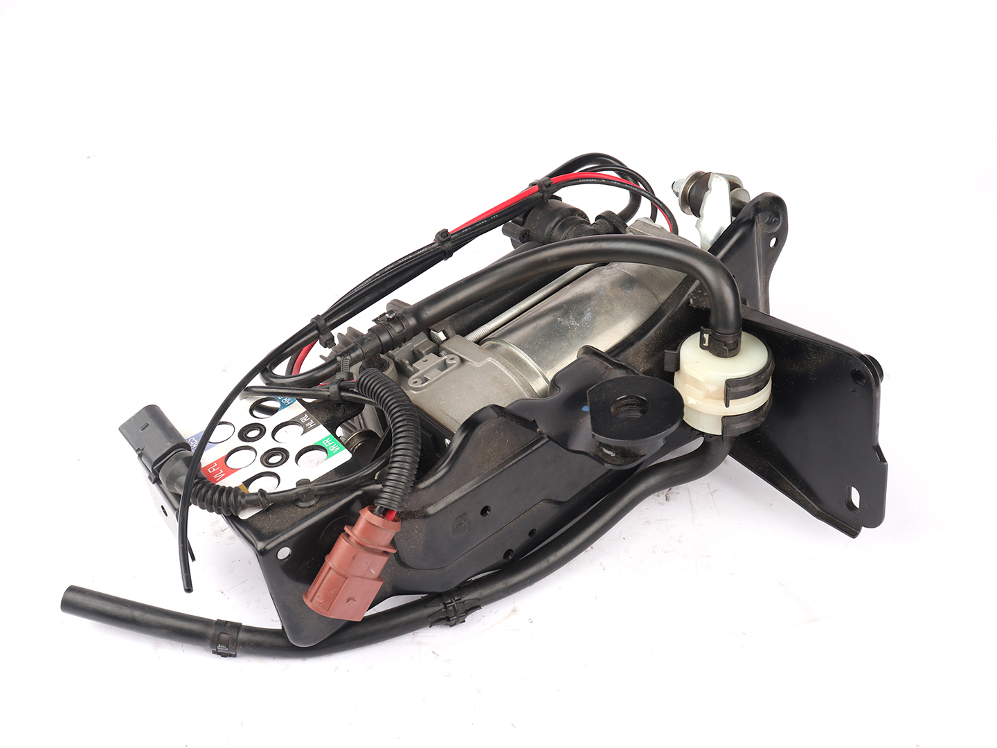 Car Accessories for Audi A6 C6 S6 4F Auto Shock Absorber Air Suspension Control System Compressor with Bracket Kits Air Pump