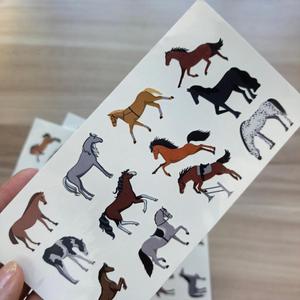 Nouveaux Designs de Chevaux 2026 – Autocollants de <span class=keywords><strong>Tatouage</strong></span> <span class=keywords><strong>Temporaire</strong></span> Écologiques et Imperméables Colorés (8 Feuilles) pour Fêtes et Art Corporel - Product Image 4