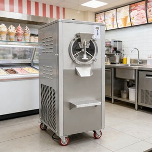 Machine à glace dure verticale professionnelle, porte latérale en acrylique, nettoyage facile, contrôle intelligent de la température, machine à gelato robuste - Product Image 3
