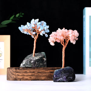 Atacado Árvore De Quartzo Natural Árvore De Dinheiro De Cristal Artesanato Árvore De Cristal para Presente - Product Image 4